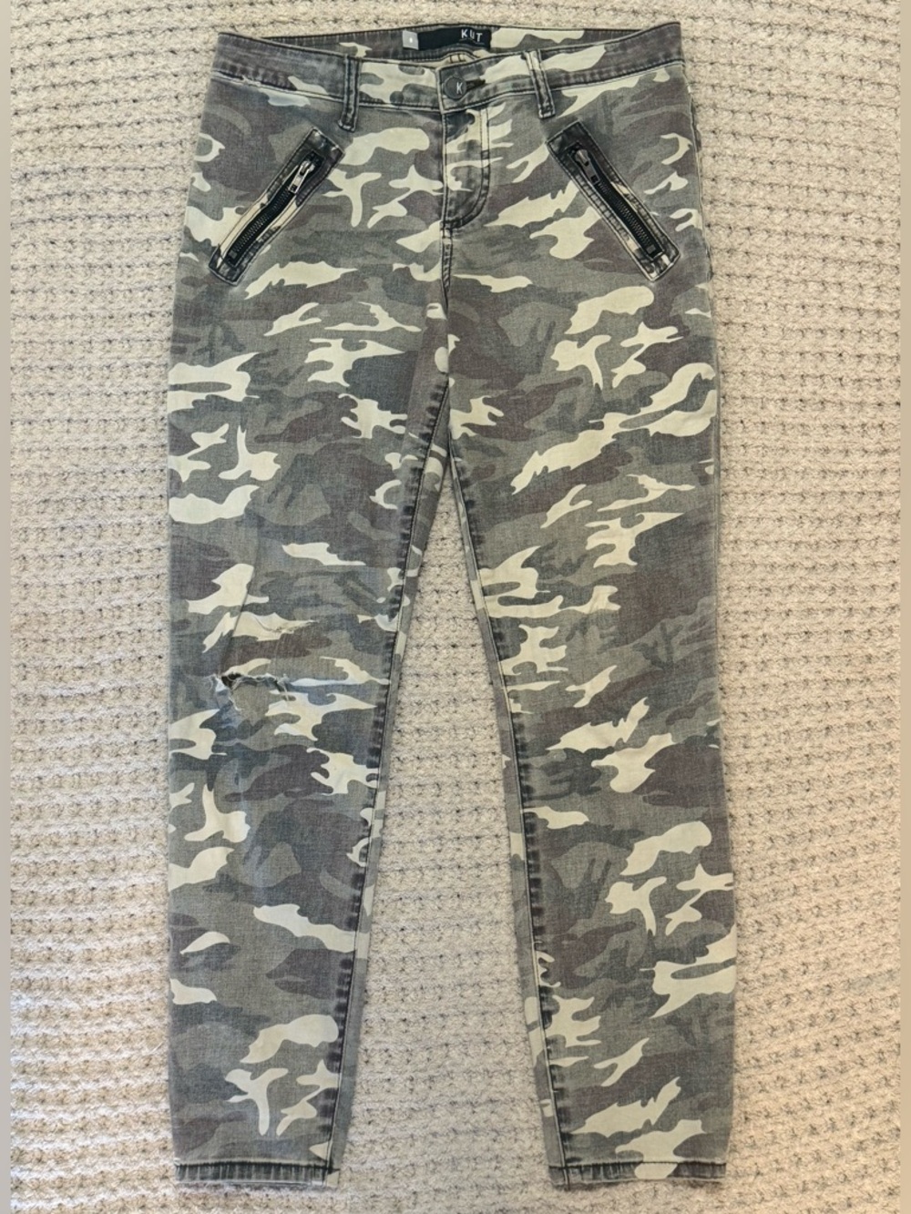 Connie Ankle Skinny Camo Jeans